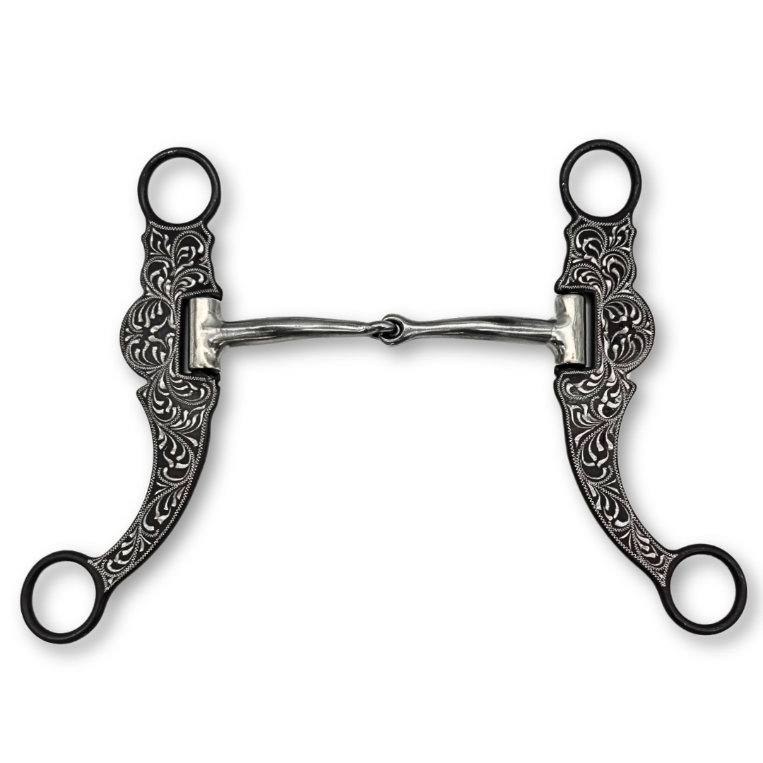 Cruces Snaffle Bit pour Chevaux Culottes Embouchure de 5 Cruces Snaffle Bit pour Chevaux Culottes Embouchure de 5