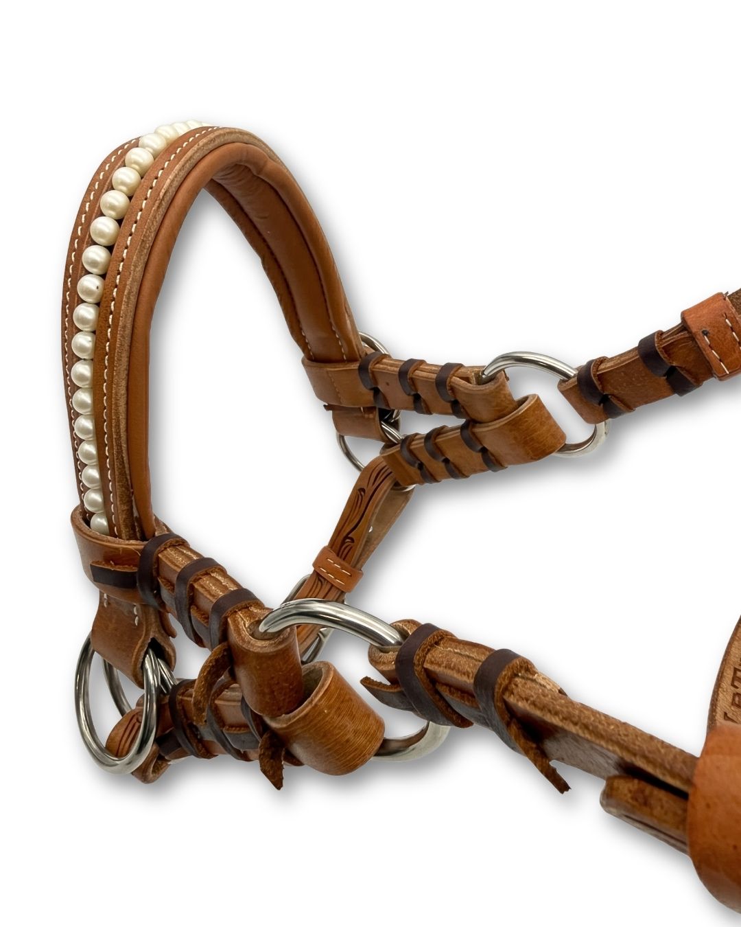 Weiches Western Sidepull mit Perlen Earloops, Zweiohr, Supersoft