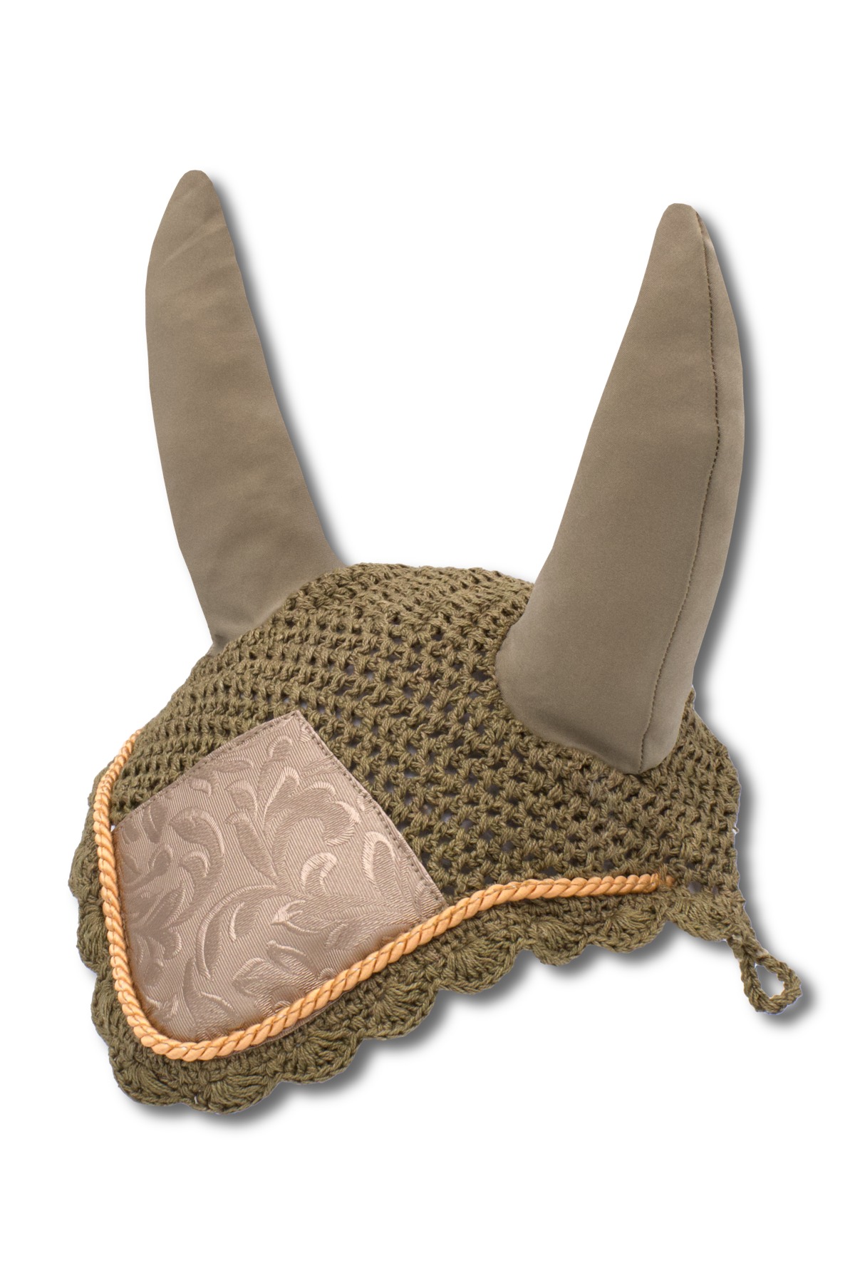 fliegenmuetze-rosegold-4sd3 Fliegenmütze, Fliegenhaube rosegold