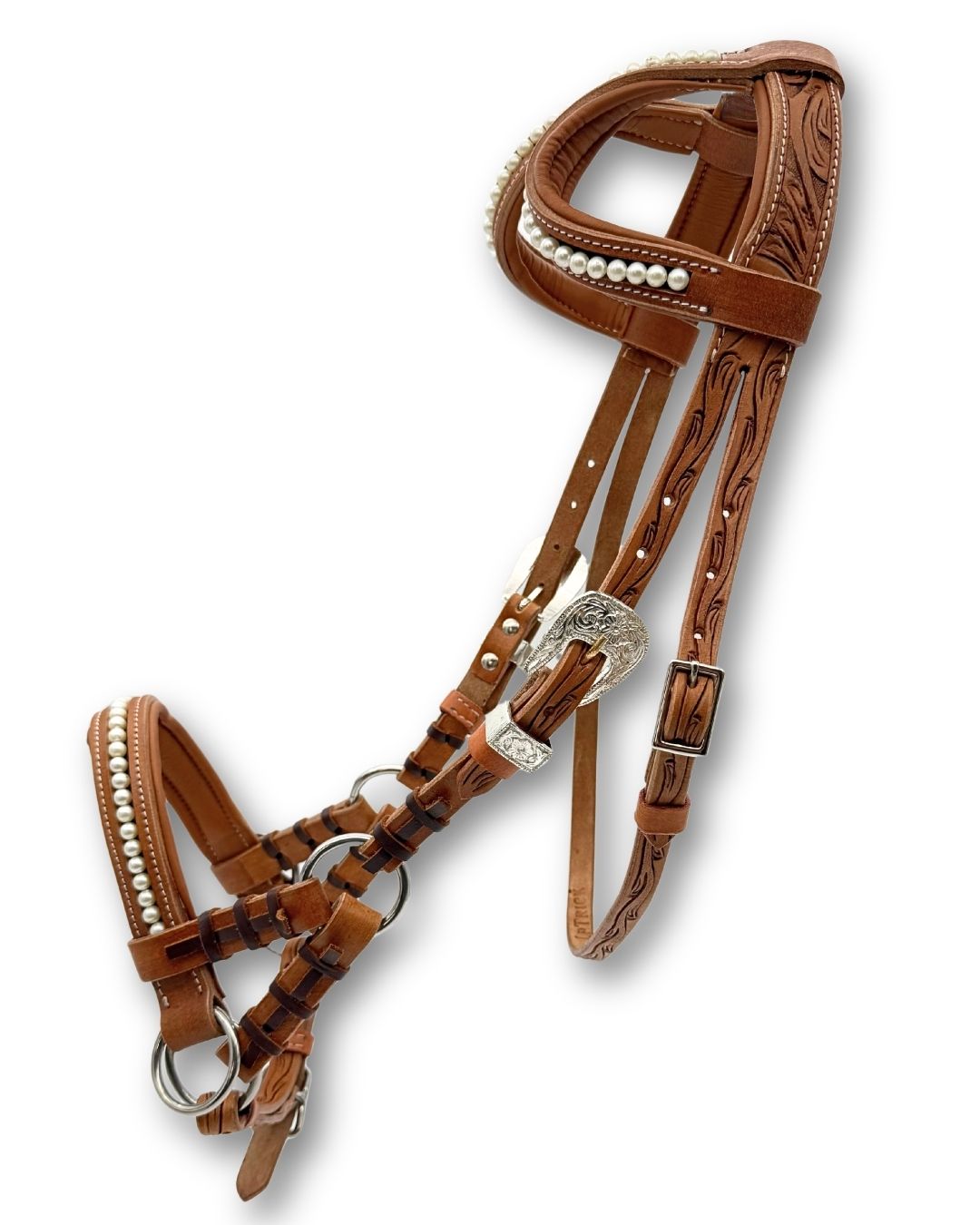 Weiches Western Sidepull mit Perlen Earloops, Zweiohr, Supersoft