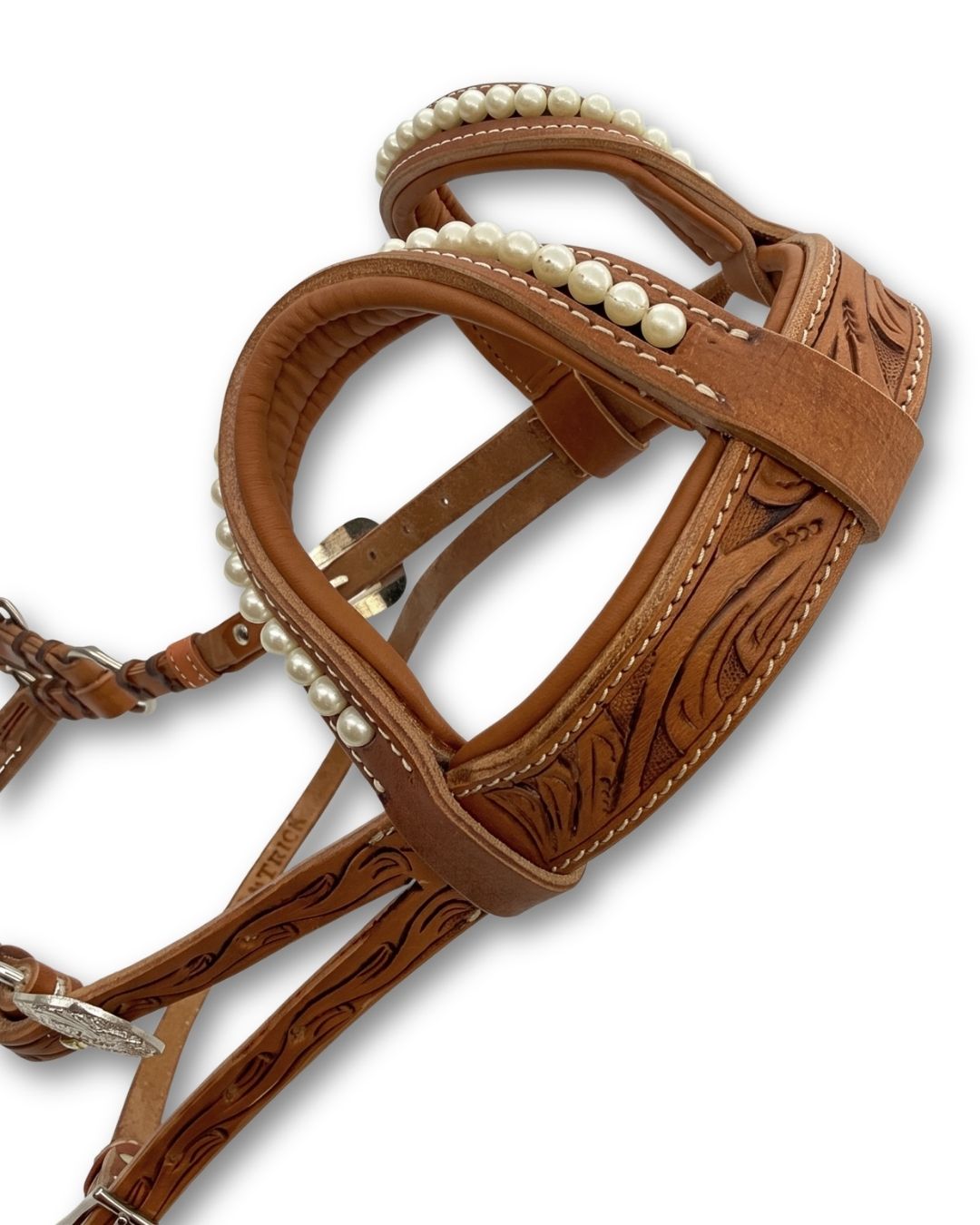 Weiches Western Sidepull mit Perlen Earloops, Zweiohr, Supersoft