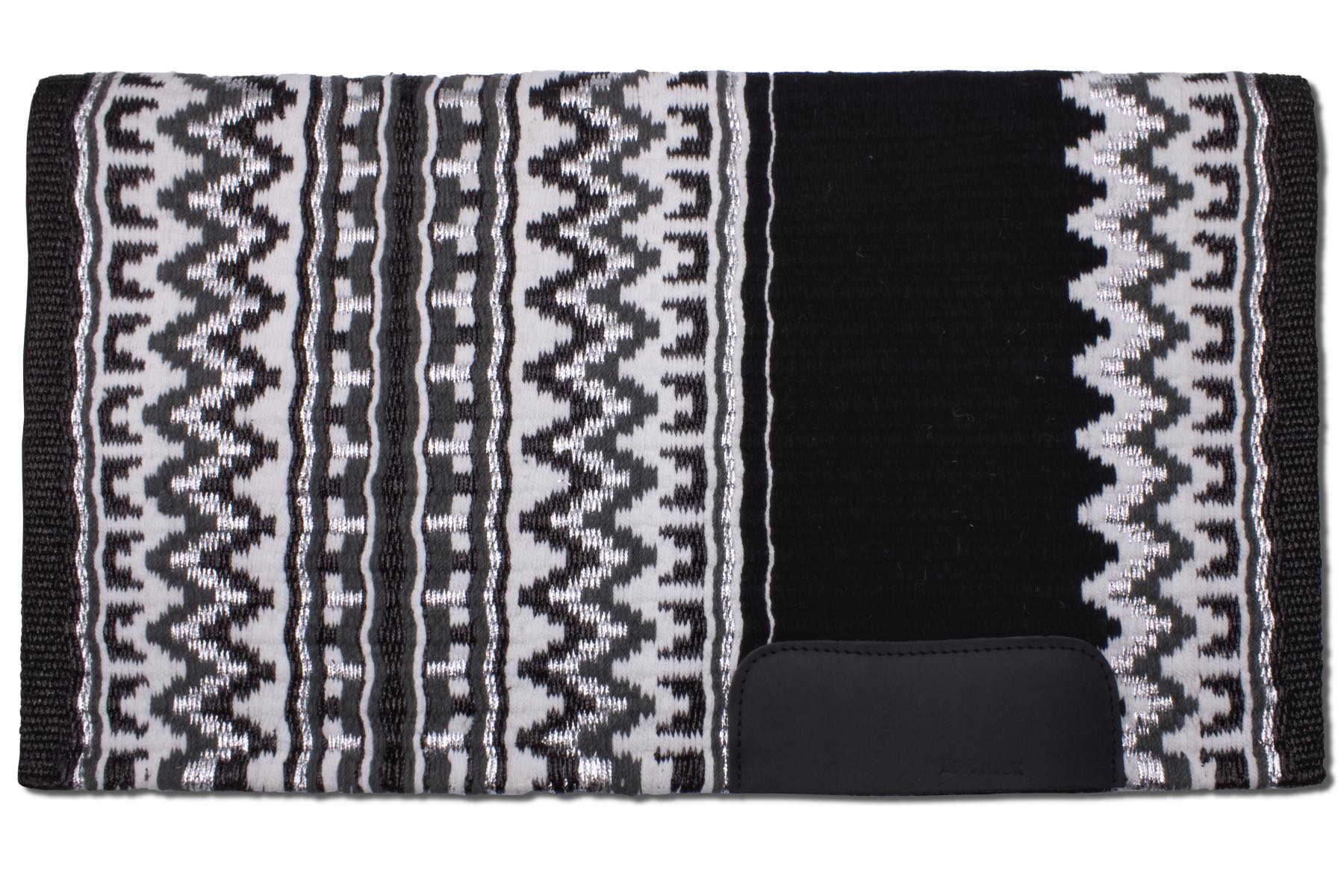 Western Show Blanket glitzernd in schwarz silber