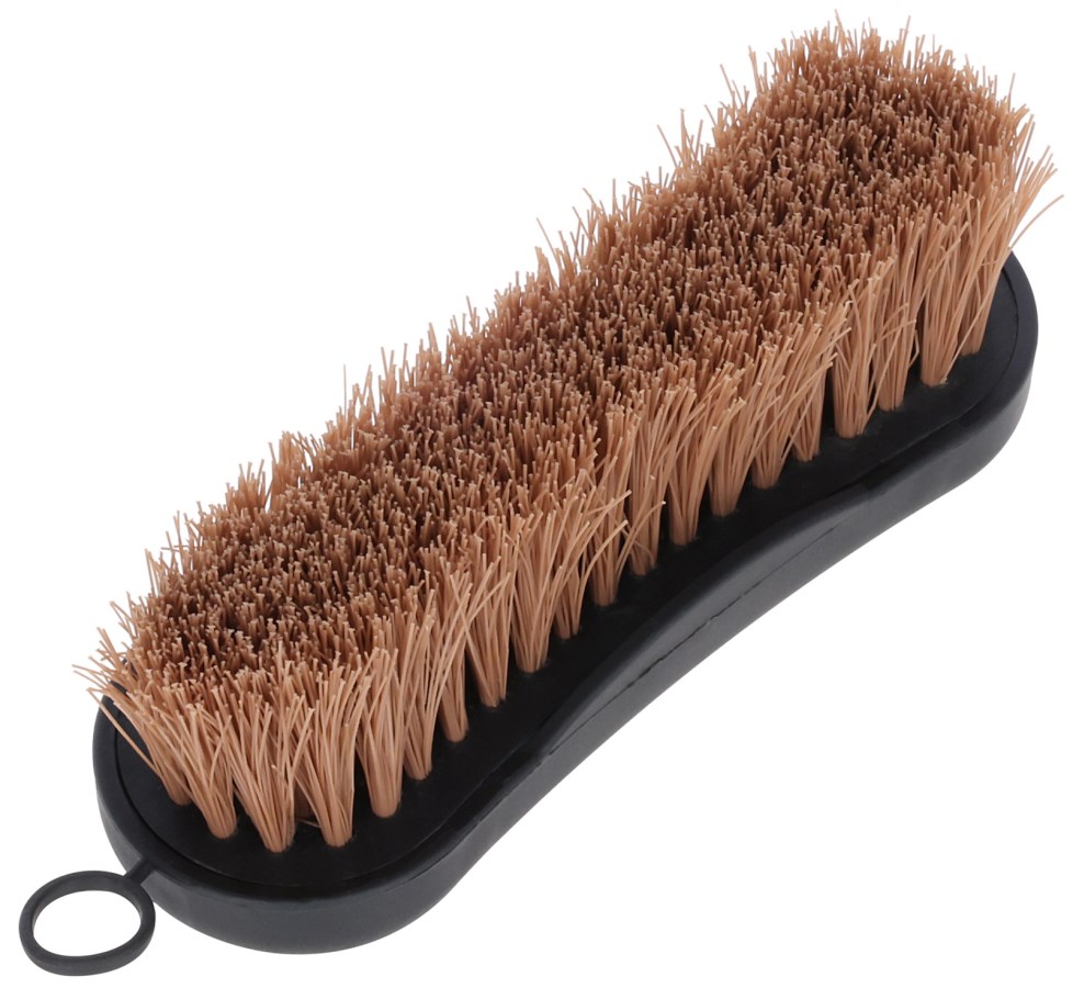 Mini Pferdebürste Deluxe braun/schwarz