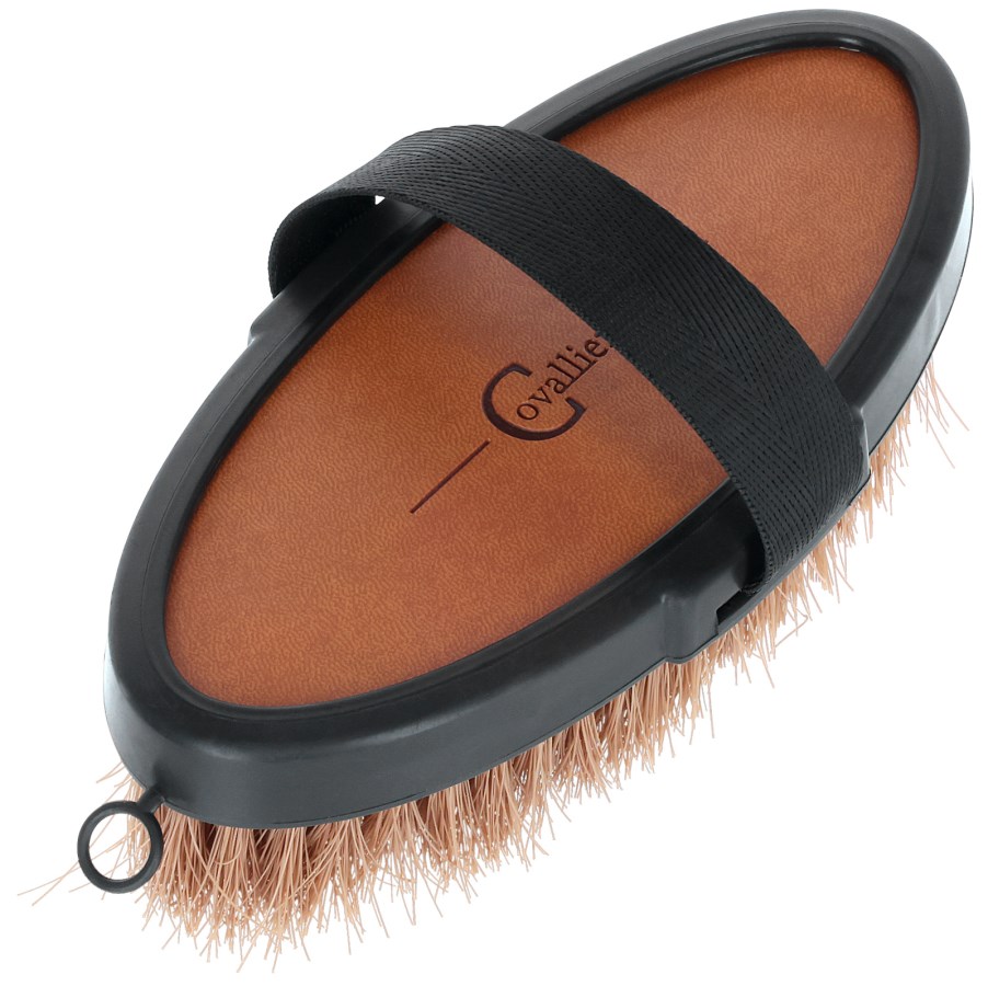 Kardätsche für Pferde Deluxe braun/schwarz