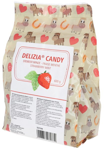 Delizia Candy Erdbeere / Minze Pferdeleckerli