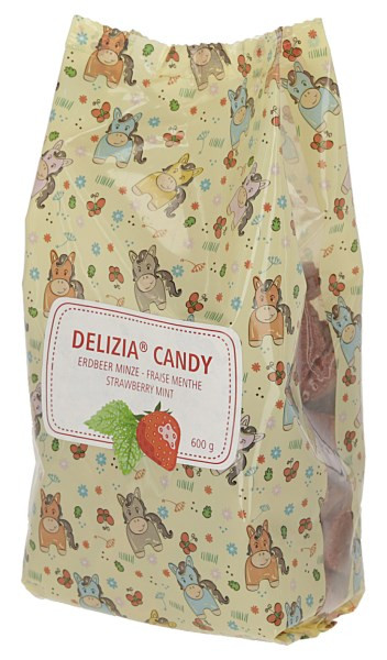 Delizia Candy Erdbeere / Minze Pferdeleckerli